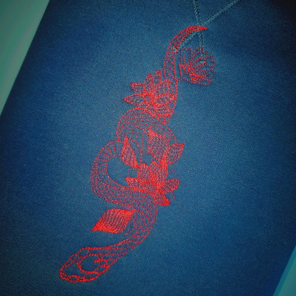 Japanese snake sweater